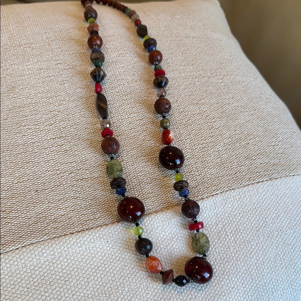 Oversized Colorful Beaded Necklace